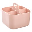 5 FIVE SIMPLY SMART - Organiseur Poly 16,5x16,5x15cm rose compartiments amovibles - vignette