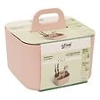 5 FIVE SIMPLY SMART - Organiseur Poly 16,5x16,5x15cm rose compartiments amovibles - vignette