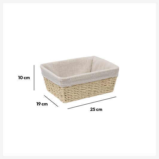 5 FIVE SIMPLY SMART - Corbeille 25x19cm "Kord" - large
