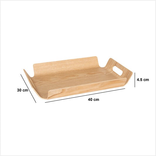5 FIVE SIMPLY SMART - Plateau en bois design 40x30cm - large
