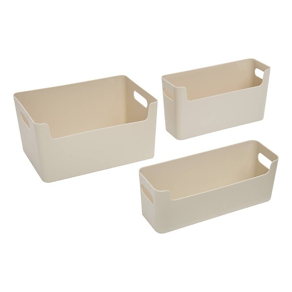 5 FIVE SIMPLY SMART - Organiseur Essentiels L25,4/25,5/26,3cm beige 3 pièces - large