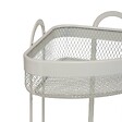 5 FIVE SIMPLY SMART - Étagère d'angle "Mayaj" en acier beige 23x23cm - vignette