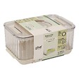 5 FIVE SIMPLY SMART - Organiseur réfrigérateur Streaks transparent - vignette