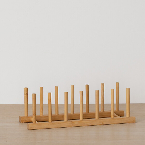 5 FIVE SIMPLY SMART - Rack 6 assiettes en bambou - large