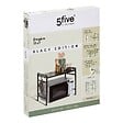 5 FIVE SIMPLY SMART - Etagère micro-onde Black edition extensible 1 étagère noir - vignette