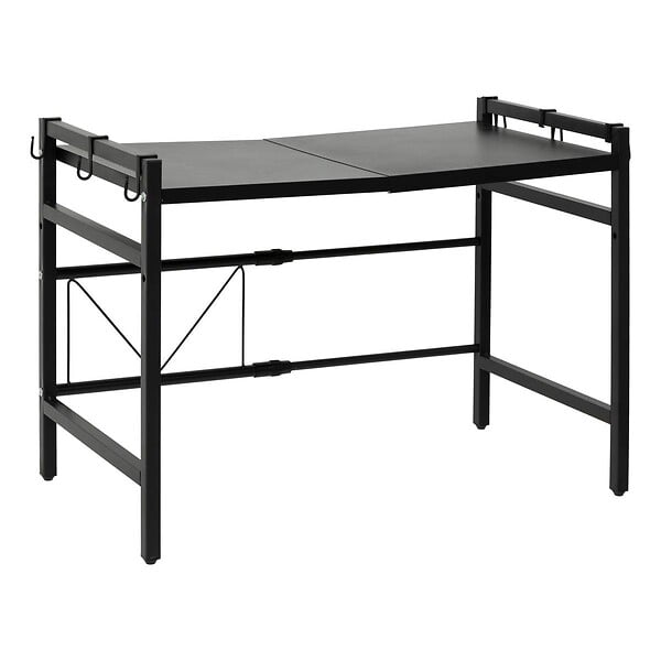 5 FIVE SIMPLY SMART - Etagère micro-onde Black edition extensible 1 étagère noir - large