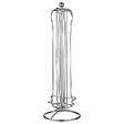 5 FIVE SIMPLY SMART - Porte-capsules rotatif x36 chromé - vignette