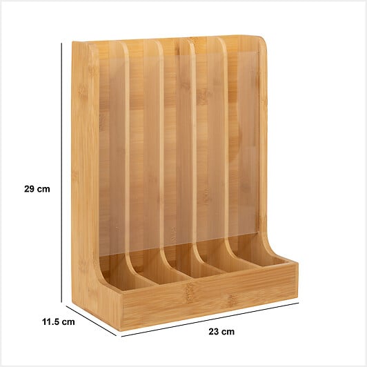 5 FIVE SIMPLY SMART - Porte-capsules en bambou - large
