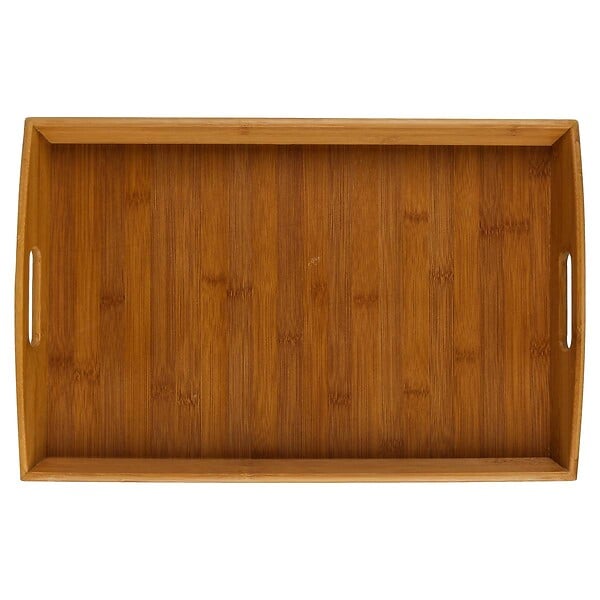 5 FIVE SIMPLY SMART - Plateau rectangulaire angulaire 44x29cm bambou - large