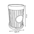 5 FIVE SIMPLY SMART - Pot à ustensiles céramique blanc - vignette