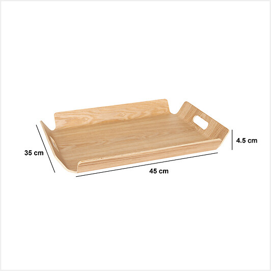 5 FIVE SIMPLY SMART - Plateau en bois design 45x35cm - large