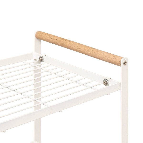 5 FIVE SIMPLY SMART - Etagère 2 niveaux Balm blanc L42cm - large