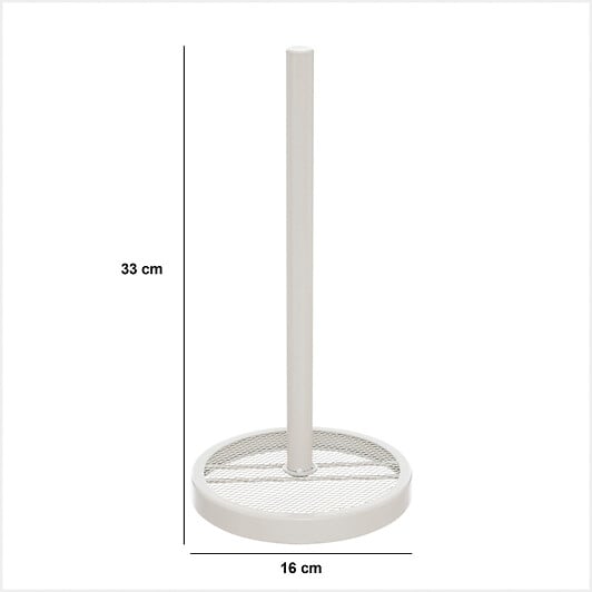 5 FIVE SIMPLY SMART - Porte essuie-tout "Mayaj" en métal beige - large