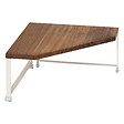 5 FIVE SIMPLY SMART - Etagère angle 1 niveau Acacia beige - vignette