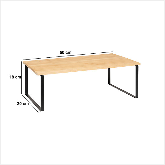5 FIVE SIMPLY SMART - Étagère "Ordera" en bambou noir - large