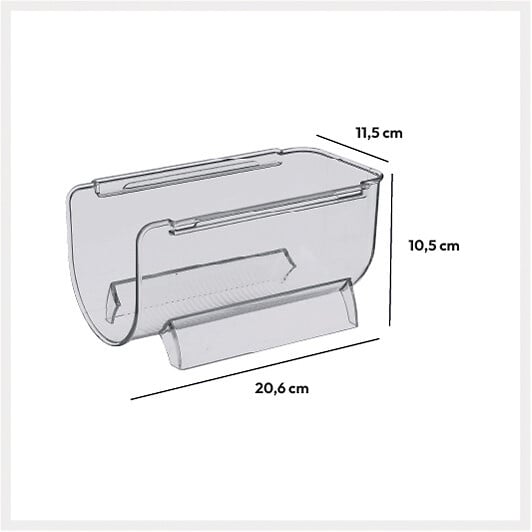 5 FIVE SIMPLY SMART - Rangement pour frigo "Smart Fridge" 1 bouteille - large