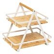 5 FIVE SIMPLY SMART - Étagère "Ordera" 2 niveaux avec anse en bambou - vignette