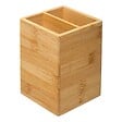5 FIVE SIMPLY SMART - Pot à ustensiles 2 compartiments bambou - vignette