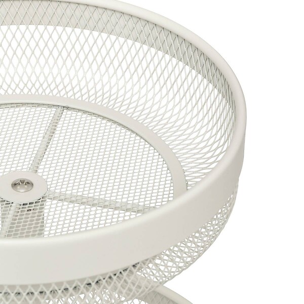 5 FIVE SIMPLY SMART - Corbeille "Mayaj" 2 niveaux en métal beige - large