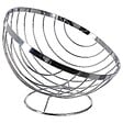 5 FIVE SIMPLY SMART - Corbeille en acier chromé "Oblik" 26,5cm - vignette