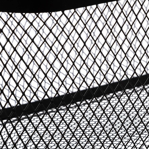 5 FIVE SIMPLY SMART - Corbeille en métal 40x26cm "Mayaj" noir - large