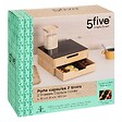 5 FIVE SIMPLY SMART - Porte-capsules "BlackBamboo" 2 tiroirs beige - vignette