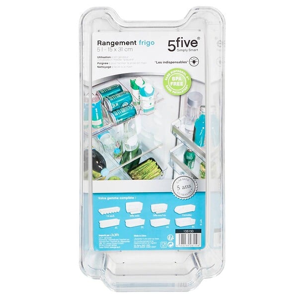 5 FIVE SIMPLY SMART - Rangement pour frigo 5L "Smart Fridge" - large