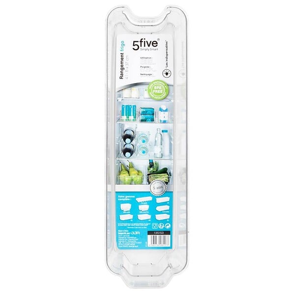 5 FIVE SIMPLY SMART - Rangement pour frigo 4L "Smart Fridge" - large