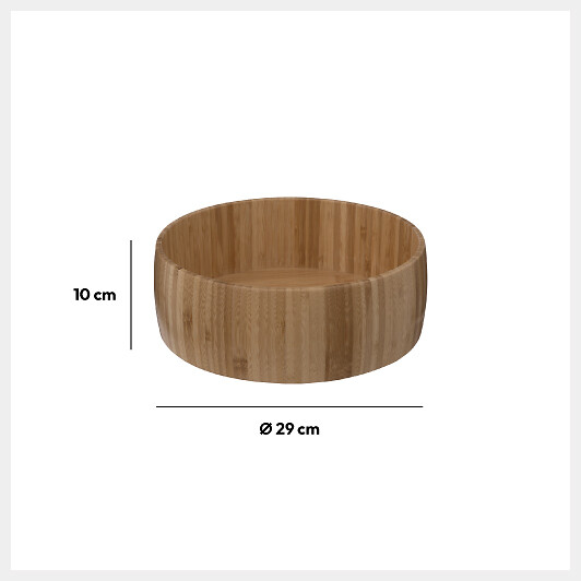5 FIVE SIMPLY SMART - Corbeille à fruit en bambou 30 cm - large