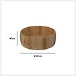 5 FIVE SIMPLY SMART - Corbeille à fruit en bambou 30 cm - vignette