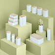 5 FIVE SIMPLY SMART - Pot à ustensiles fer "Scandinave Nature" blanc - vignette
