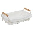 5 FIVE SIMPLY SMART - Corbeille à pain Balm L27,6cm blanc en métal - vignette