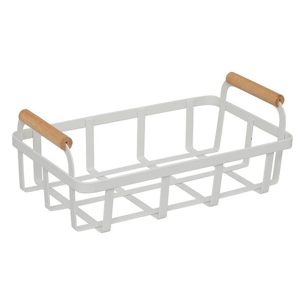 5 FIVE SIMPLY SMART - Corbeille à pain Balm L27,6cm blanc en métal - large