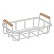 5 FIVE SIMPLY SMART - Corbeille à pain Balm L27,6cm blanc en métal - vignette