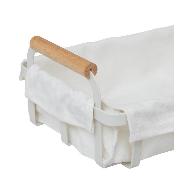 5 FIVE SIMPLY SMART - Corbeille à pain Balm L27,6cm blanc en métal - large