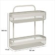5 FIVE SIMPLY SMART - Étagère "Mayaj" 2 niveaux en métal beige - vignette