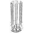 5 FIVE SIMPLY SMART - Porte-capsules rotatif x24 chromé - vignette