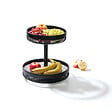 5 FIVE SIMPLY SMART - Corbeille à fruits "Mayaj" 2 niveaux noir - vignette