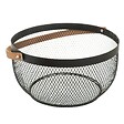 5 FIVE SIMPLY SMART - Corbeille en métal 29cm "Mesh" noir - vignette