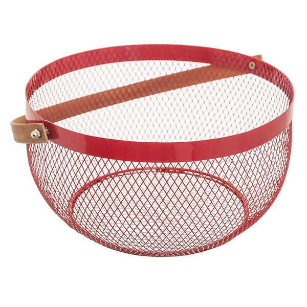 5 FIVE SIMPLY SMART - Corbeille en métal 29cm "Mesh" noir - large