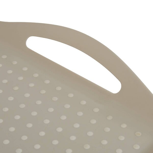 5 FIVE SIMPLY SMART - Plateau Poly 45,5x31,5cm beige antidérapant - large