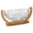 5 FIVE SIMPLY SMART - Corbeille balançoire métal 36x21cm bambou - vignette