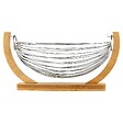 5 FIVE SIMPLY SMART - Corbeille balançoire métal 36x21cm bambou - vignette
