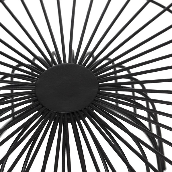5 FIVE SIMPLY SMART - Corbeille en métal sur pied 28cm noir - large