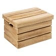 5 FIVE SIMPLY SMART - 3 boîtes de rangement cagette en bois - vignette