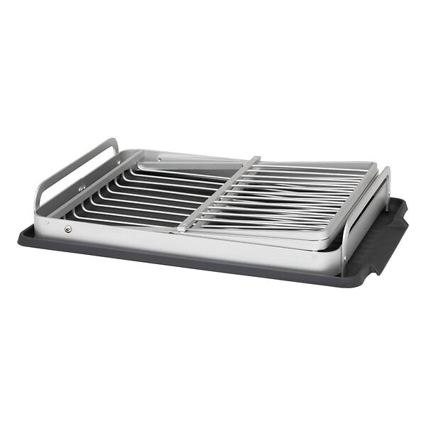 5 FIVE SIMPLY SMART - Égouttoir pliable gris 44x31cm - large