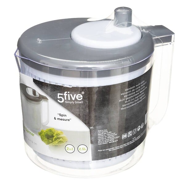5 FIVE SIMPLY SMART - Petite essoreuse 2,5L gris - large