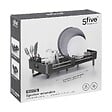 5 FIVE SIMPLY SMART - Égouttoir extensible 12 assiettes "Etira" gris - vignette