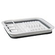 5 FIVE SIMPLY SMART - Égouttoir silicone rétractable gris et blanc - vignette