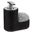5 FIVE SIMPLY SMART - Distributeur savon avec éponge 300ml noir - vignette